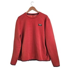L.L. Bean Men's Airlight Knit Pullover Orange Red, Size XL